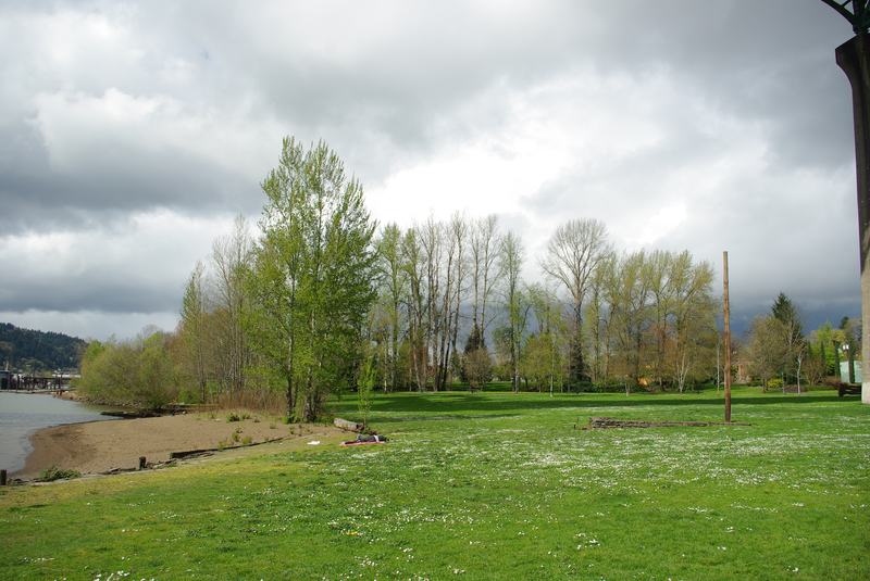Cathedral Park beach, Portland